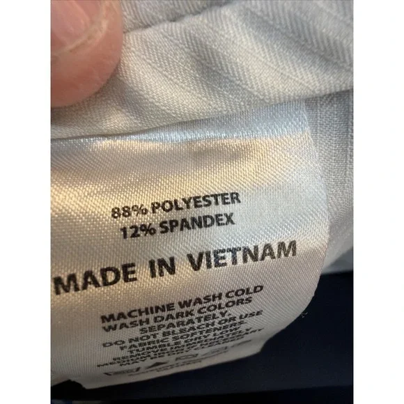 Foot Joy Navy Blue Flat Front Golf Casual Shorts Size W34 Classic Preppy - Picture 10 of 14